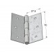 GALVANIZED FLAT STEEL HINGE 70x55 ITALY